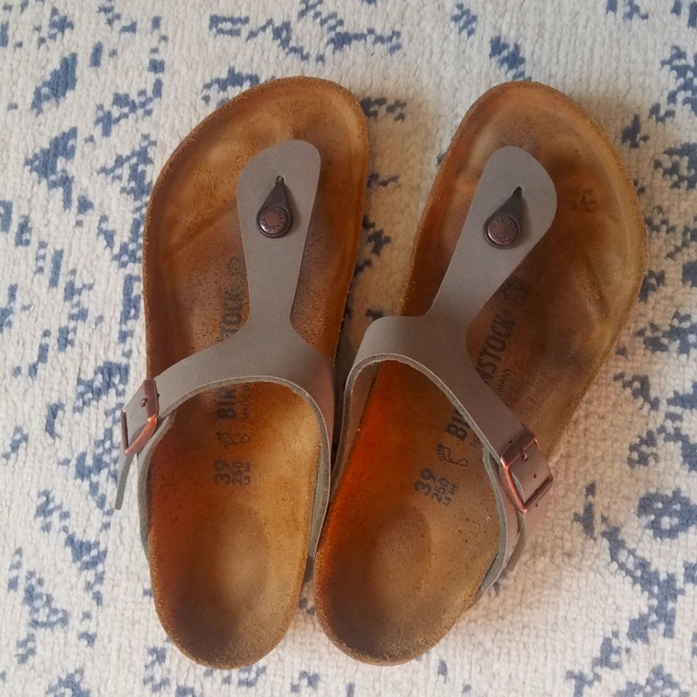 Grey Birkenstocks